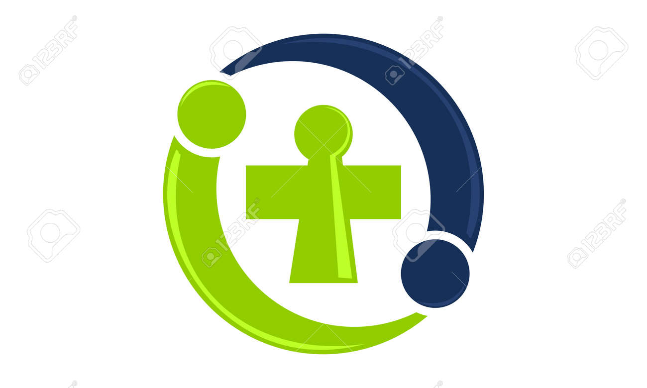 90818913-logo-de-la-communauté-de-soins-de-santé-vector-illustration